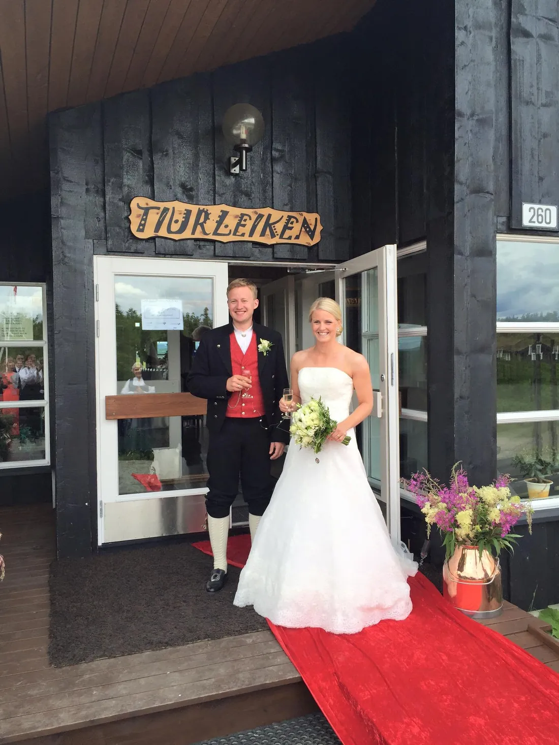 Brudepar på Lauvåsen